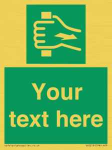 Custom Pull Bar Sign